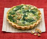 Spinat-Quiche mit Roquefort