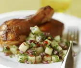 Tandoori-Hähnchen mit Melone