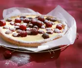 Hefe-Kirschkuchen mit Sahneguss
