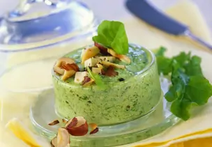 Tofucreme mit Rucola