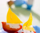 Paprika-Schiffe für Kinder