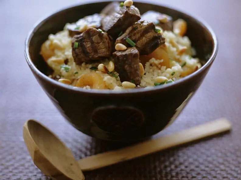 Couscoussalat mit Rindfleisch
