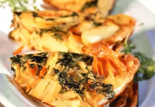 Kartoffel-Möhren-Tortilla
