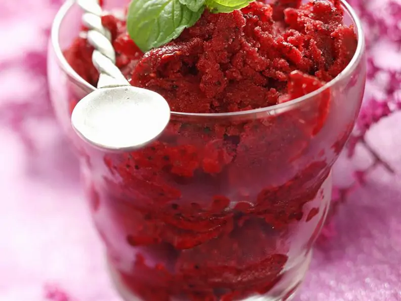 Waldbeeren-Sorbet