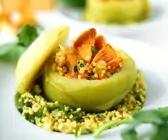 Kohlrabi mit Hirsefüllung