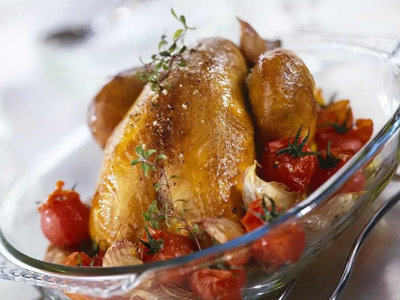 Tomaten-Hähnchen