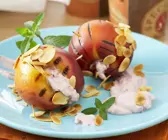 Gegrillte Pfirsiche