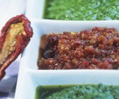 Pesto aus getrockneten Tomaten