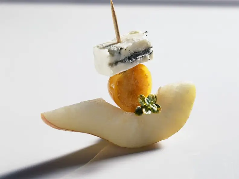 Birnen-Käse-Häppchen