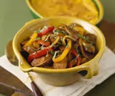 Paprikagemüse mit Wurst