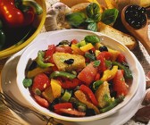 Brotsalat mit Kapern