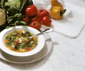Vegetarische Gemüsesuppe