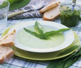 Einfache Bärlauchsuppe