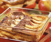 Apfel-Honigkuchenauflauf