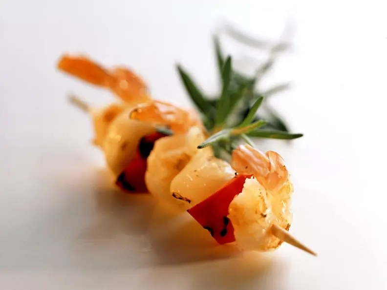Garnelenspieße-Fingerfood