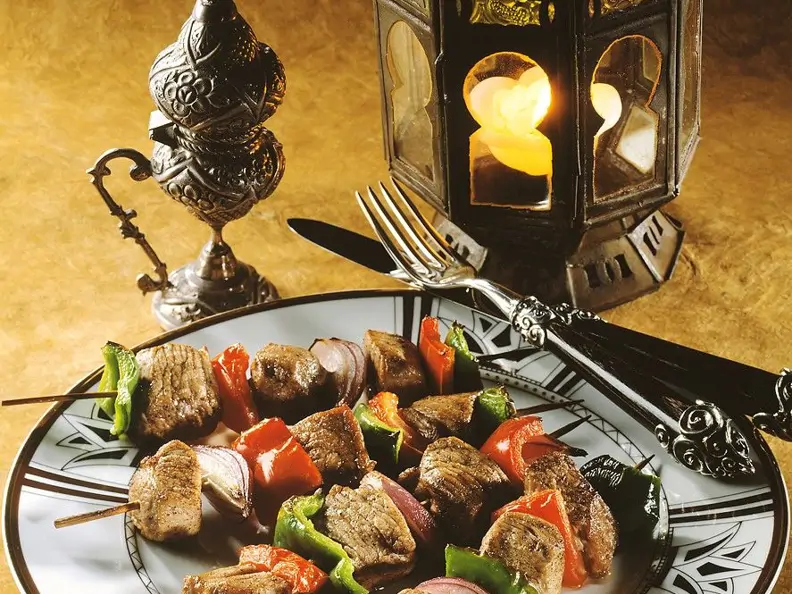 Lamm-Paprika-Spieße vom Grill