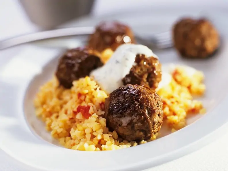 Fleischbällchen mit Bulgur