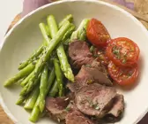 Roastbeef mit Spargel