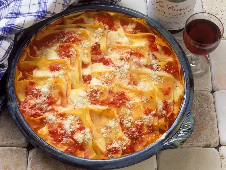 Tomaten-Ricotta-Lasagne