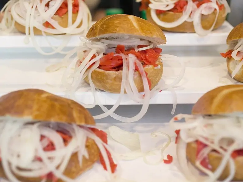 Brötchen mit Seelachs