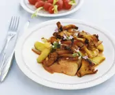 Lammfilet mit Pilzen
