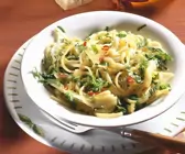 Nudeln mit Rucola