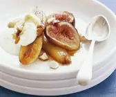 Honig-Bananen mit Feigen