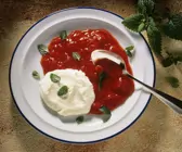 Erdbeergrütze