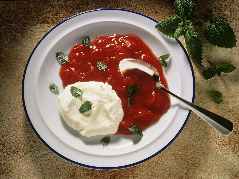 Erdbeergrütze