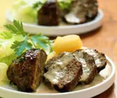 Hackbraten mit Kapern