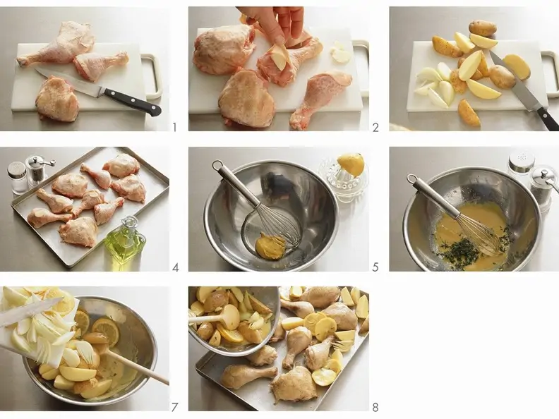 Knoblauchhähnchen