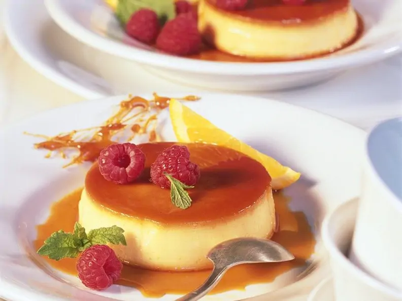 Orangenflan