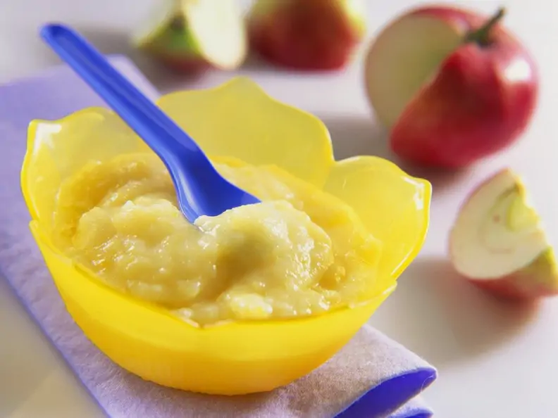 Reisbrei mit Apfel