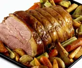 Roastbeef auf Röstgemüse