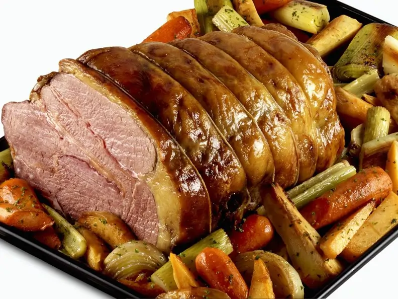 Roastbeef auf Röstgemüse