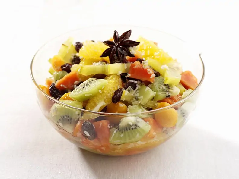Kokos-Obstsalat