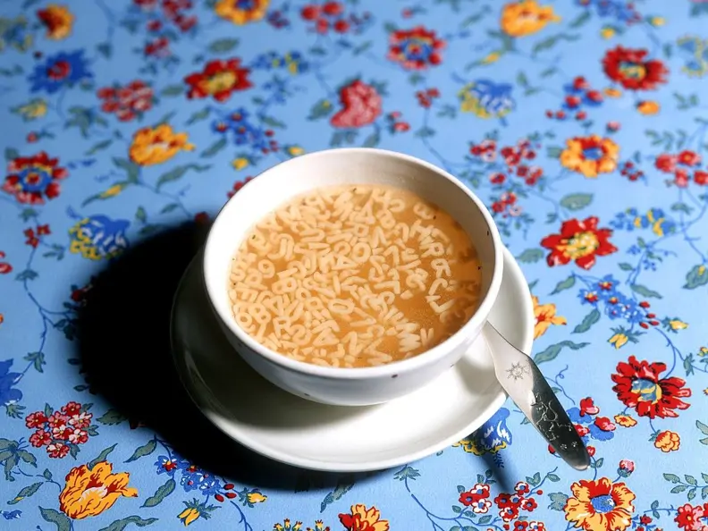Buchstabensuppe