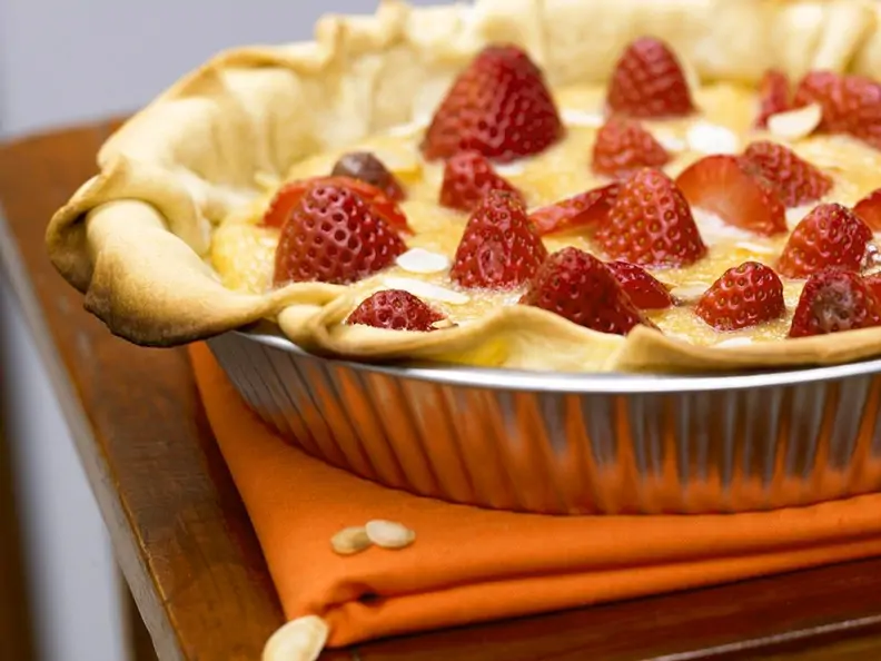 Erdbeer-Käsekuchen mit Quark-Öl-Teig