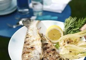 Forellen mit Fenchel vom Grill