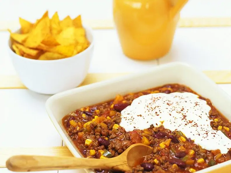 Chili con Carne mit Kaffee