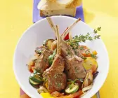 Lamm mit Gemüseragout