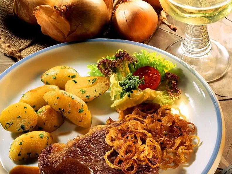 Entrecôtes mit Kartoffeln