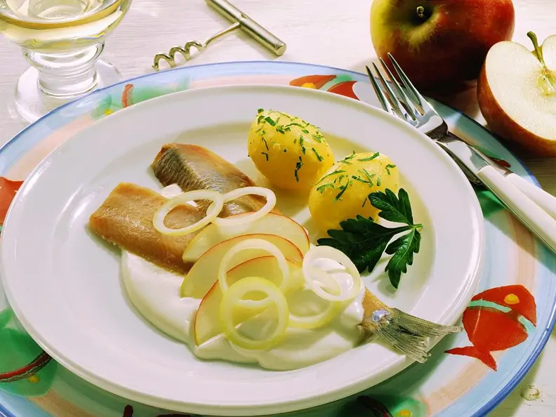 Matjes mit Kartoffeln