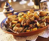 Rindereintopf mit Muscheln