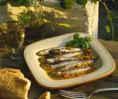 Gebackene Sardinen