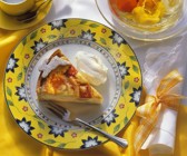 Käsekuchen mit Rhabarber