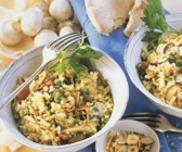 Pilz-Bulgur