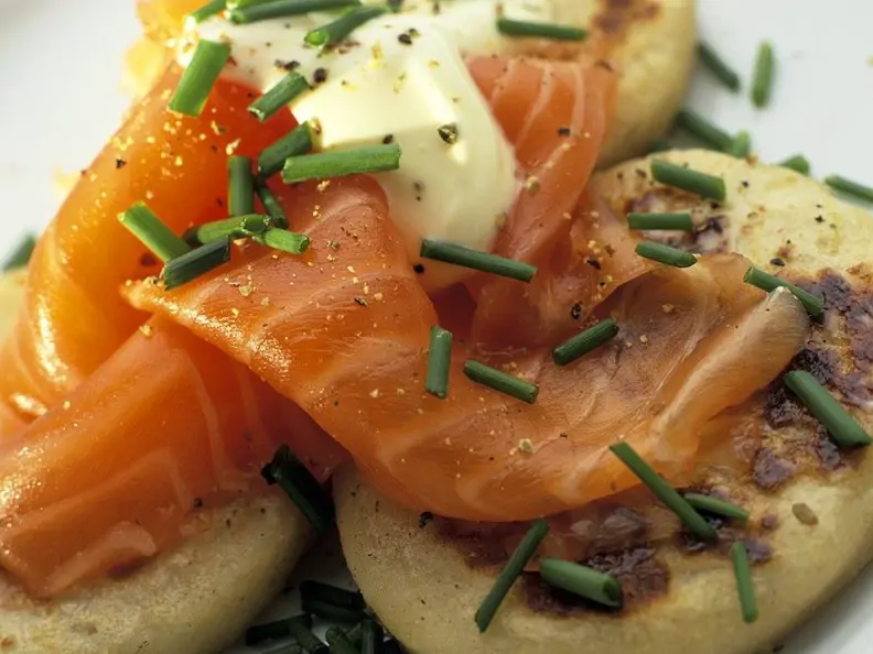 Blinis mit Räucherlachs