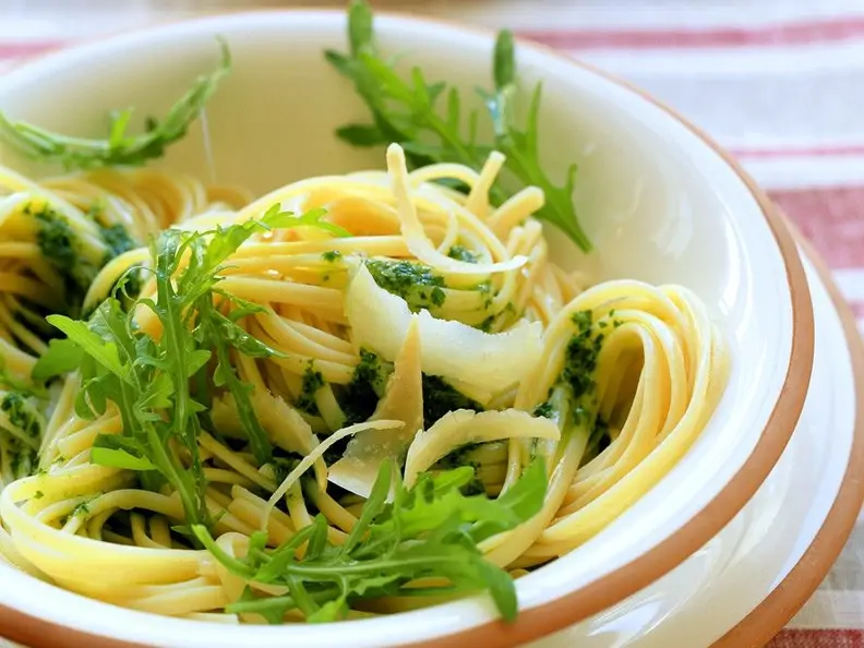 Nudeln mit Pesto
