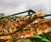 Gegrillte Rotbarben